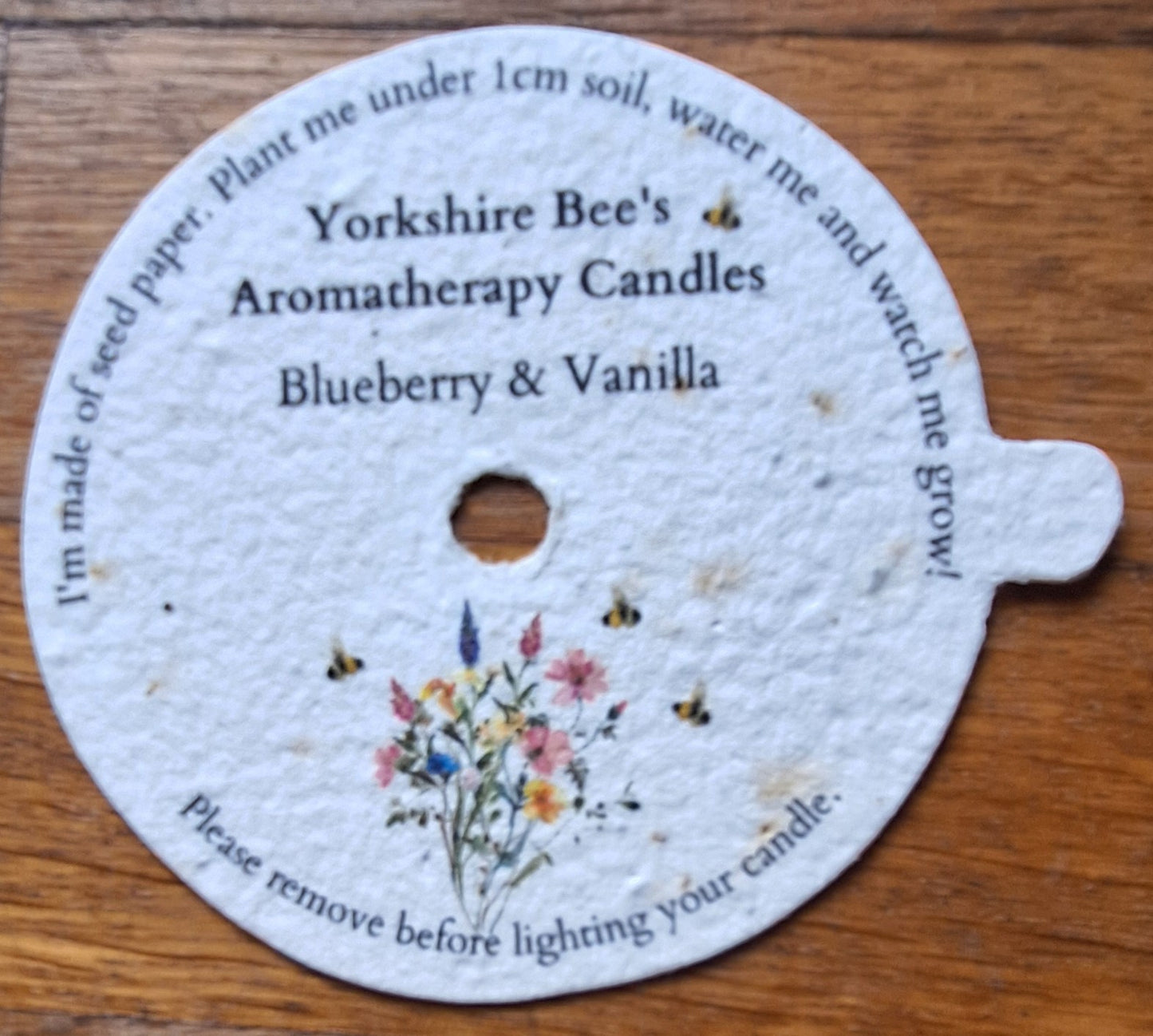 Blueberry & Vanilla Soy Wax Candle
