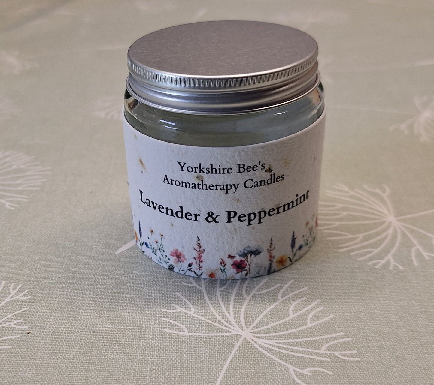 Soy Wax Candles Aromatherapy Jar - Lavender & Peppermint