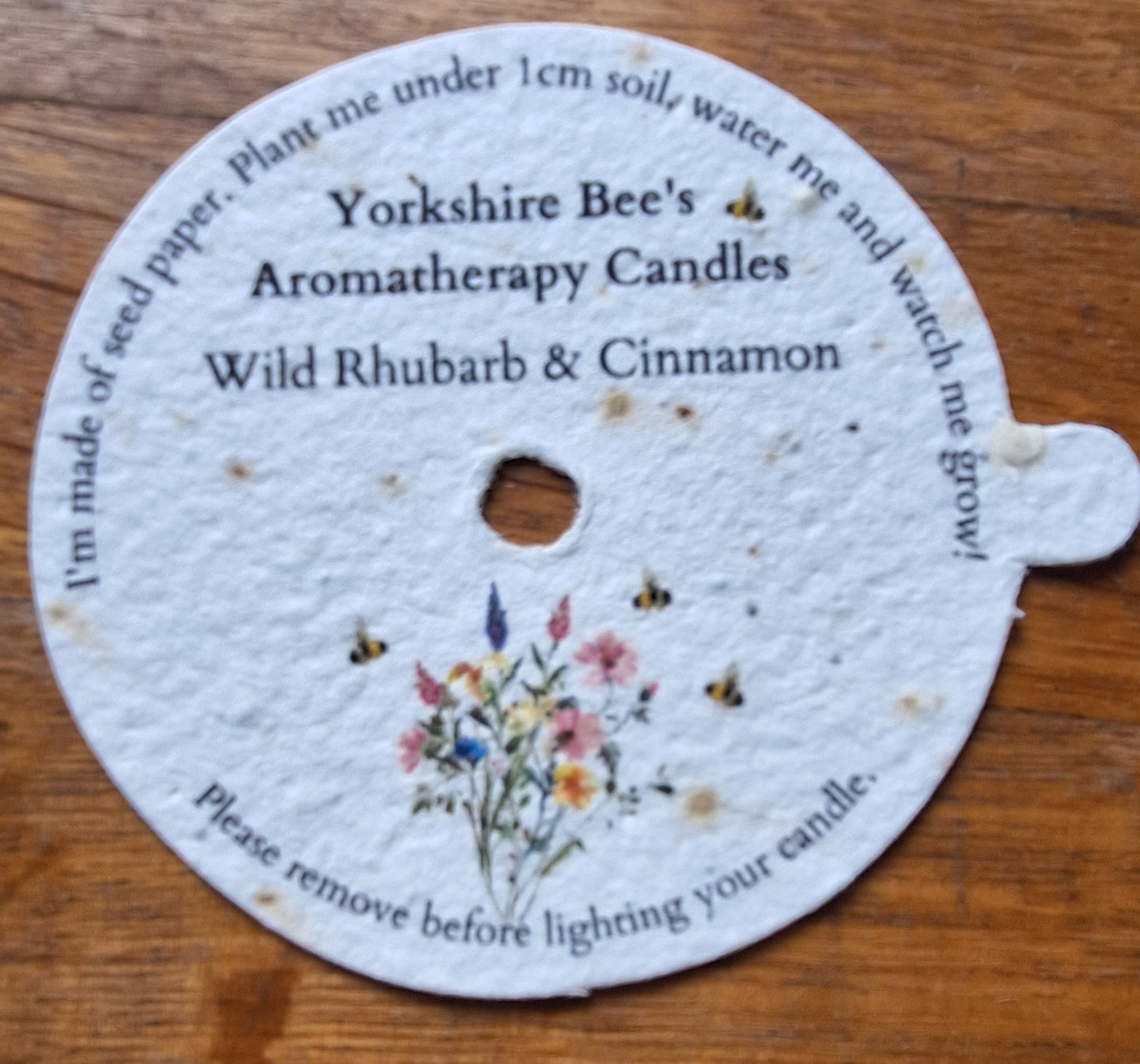 Wild Rhubarb & Cinnamon Soy Wax Candle